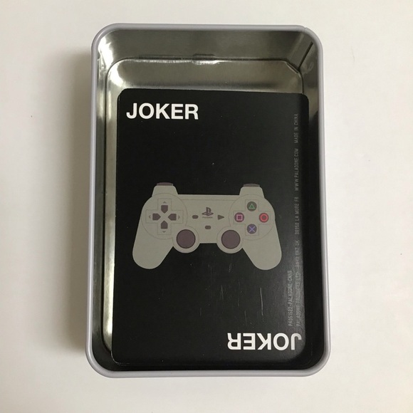 PlayStation Playing Cards Set of 54 Cards in Collectible Gray PS1 Look Tin EUC - Picture 4 of 6